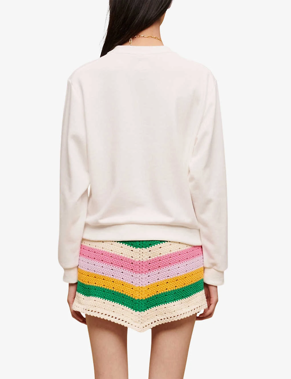 Maje Graphic-print Woven Sweatshirt - Image 4