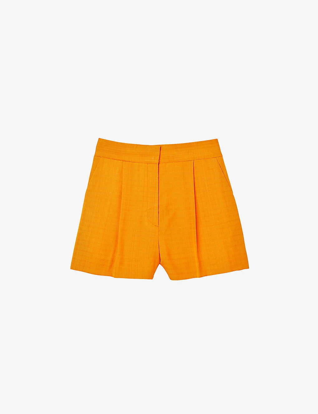 Sandro Benjamin High-rise Woven Shorts