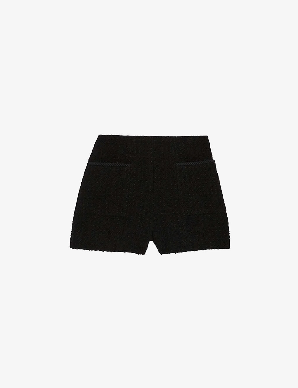 CLAUDIE PIERLOT Elga Braided-trim Tweed Shorts