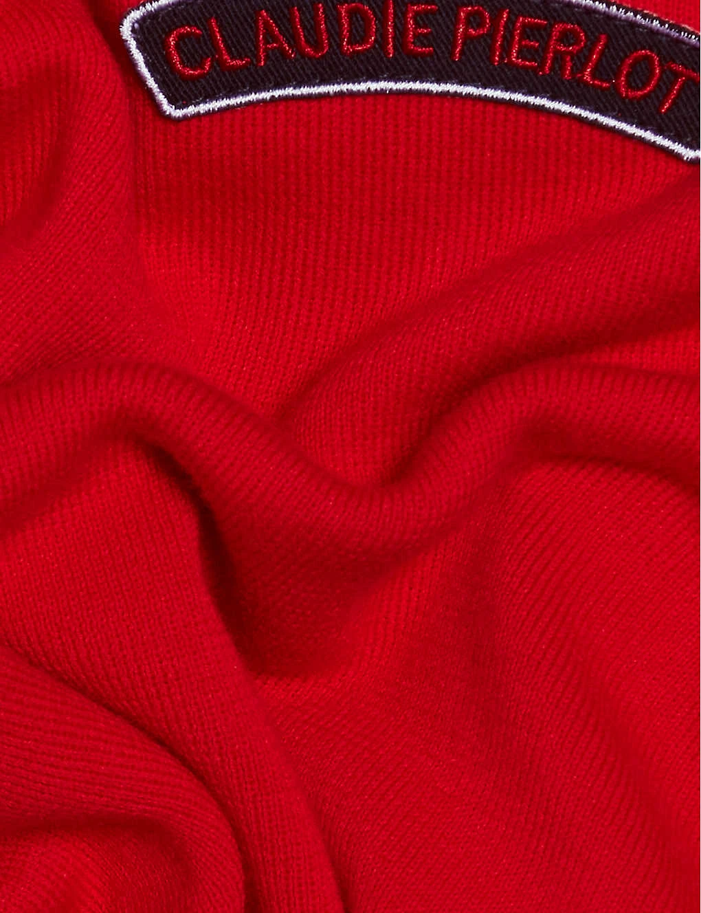 CLAUDIE PIERLOT Myred Logo-embroidered Cotton Jumper - Image 5