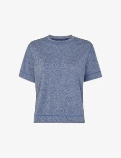 Whistles Oversized Round-neck Stretch-recycled Polyester Blend T-shirt