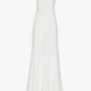 Whistles Ellis Bow-detail Strapless Woven Wedding Dress