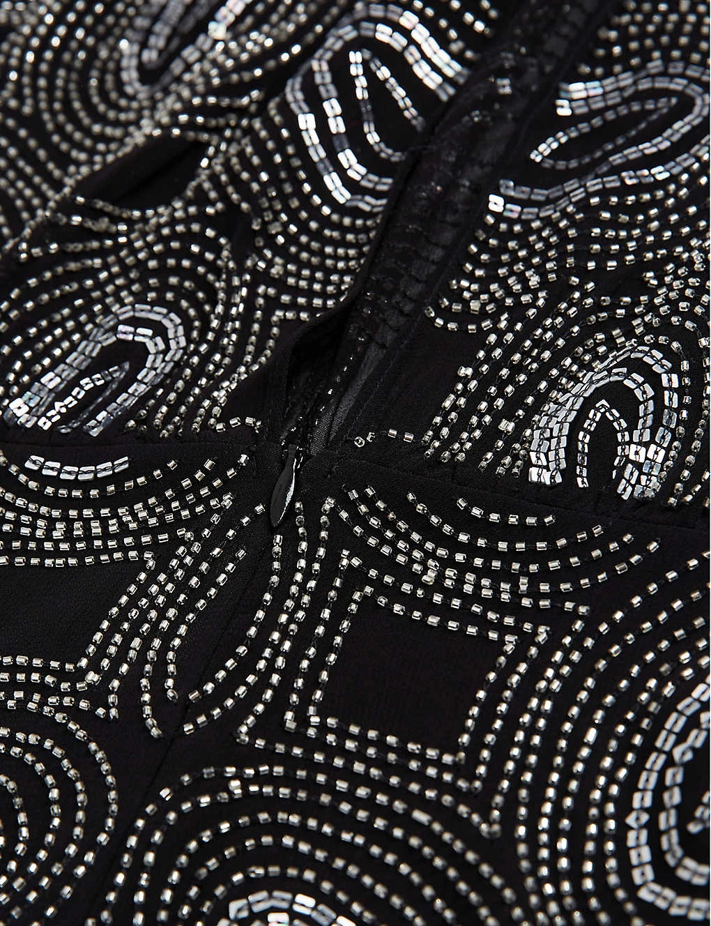 THE KOOPLES Rhinestone-embellished Galaxy-pattern Woven Mini Dress - Image 2