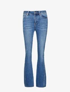 Paige Laurel Canyon Boot-cut High-rise Stretch-denim Jeans