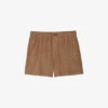 Zadig & Voltaire Paxi Crinkled Suede-leather Shorts