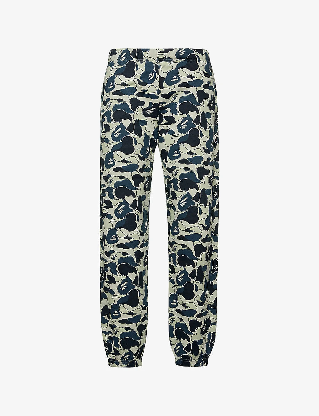 Camouflage-pattern Brand-appliqué Cotton-jersey Jogging Bottoms