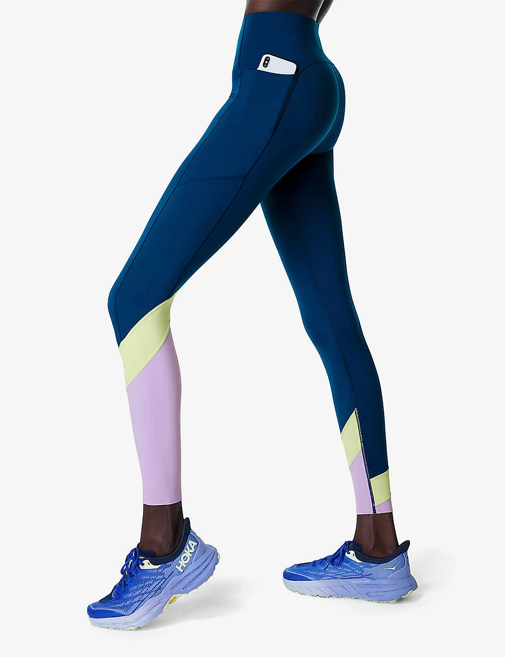 Sweaty Betty Power Ultra Sculpt High-waisted Colour-block Stretch-woven Leggings - Image 3