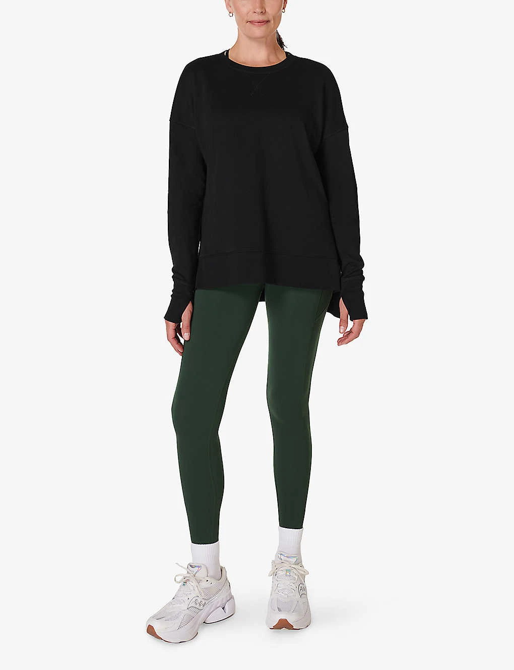 Sweaty Betty After Class Relaxed-fit Cotton-blend Jumper - Image 2