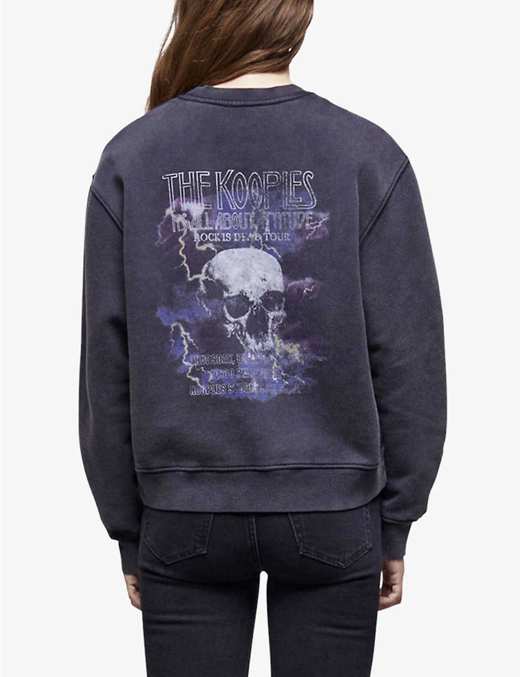 THE KOOPLES Graphic-print Cotton-jersey Sweatshirt - Image 4