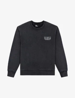 THE KOOPLES Graphic-print Cotton-jersey Sweatshirt