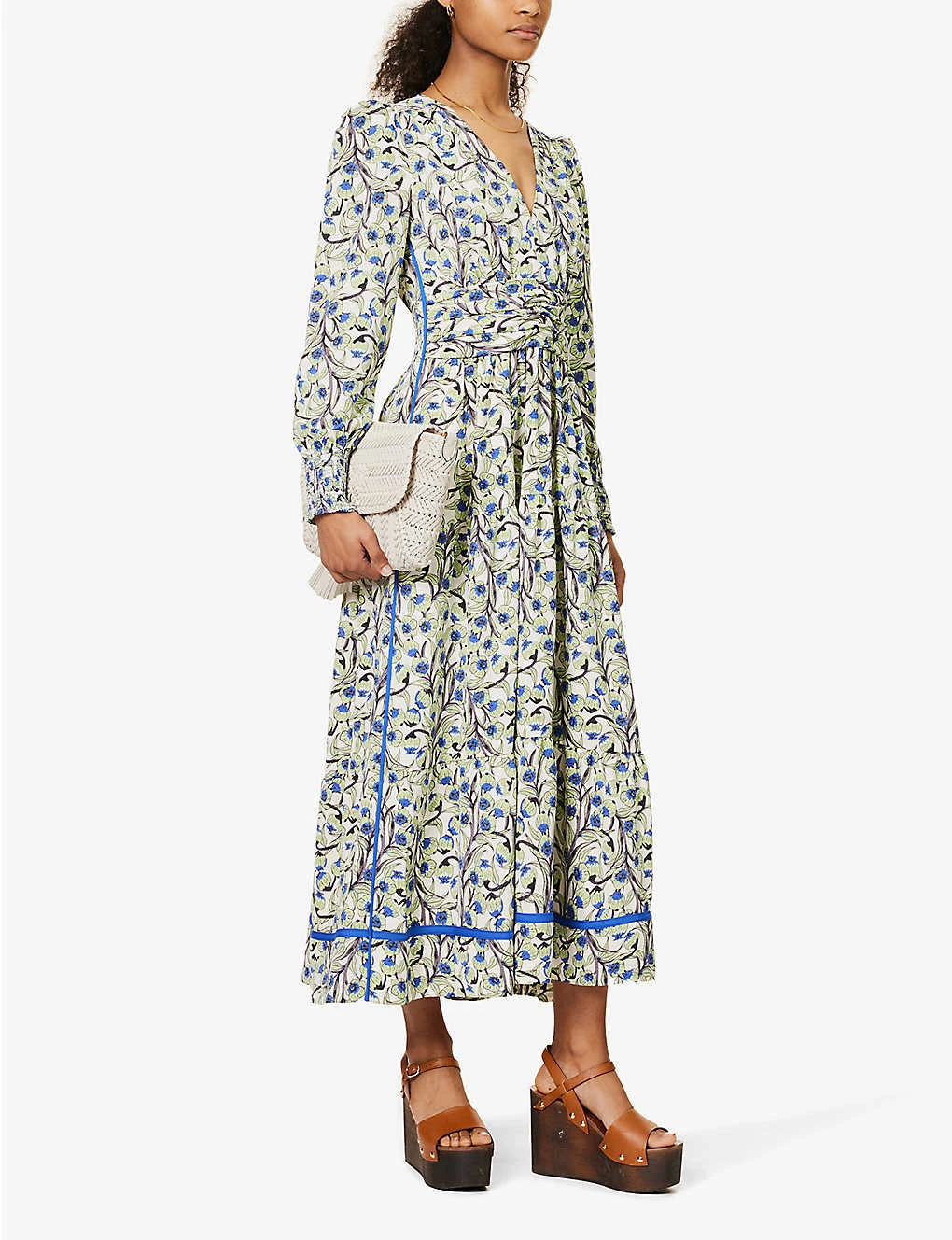 ME AND EM Floral-print Recycled-polyester Maxi Dress - Image 2