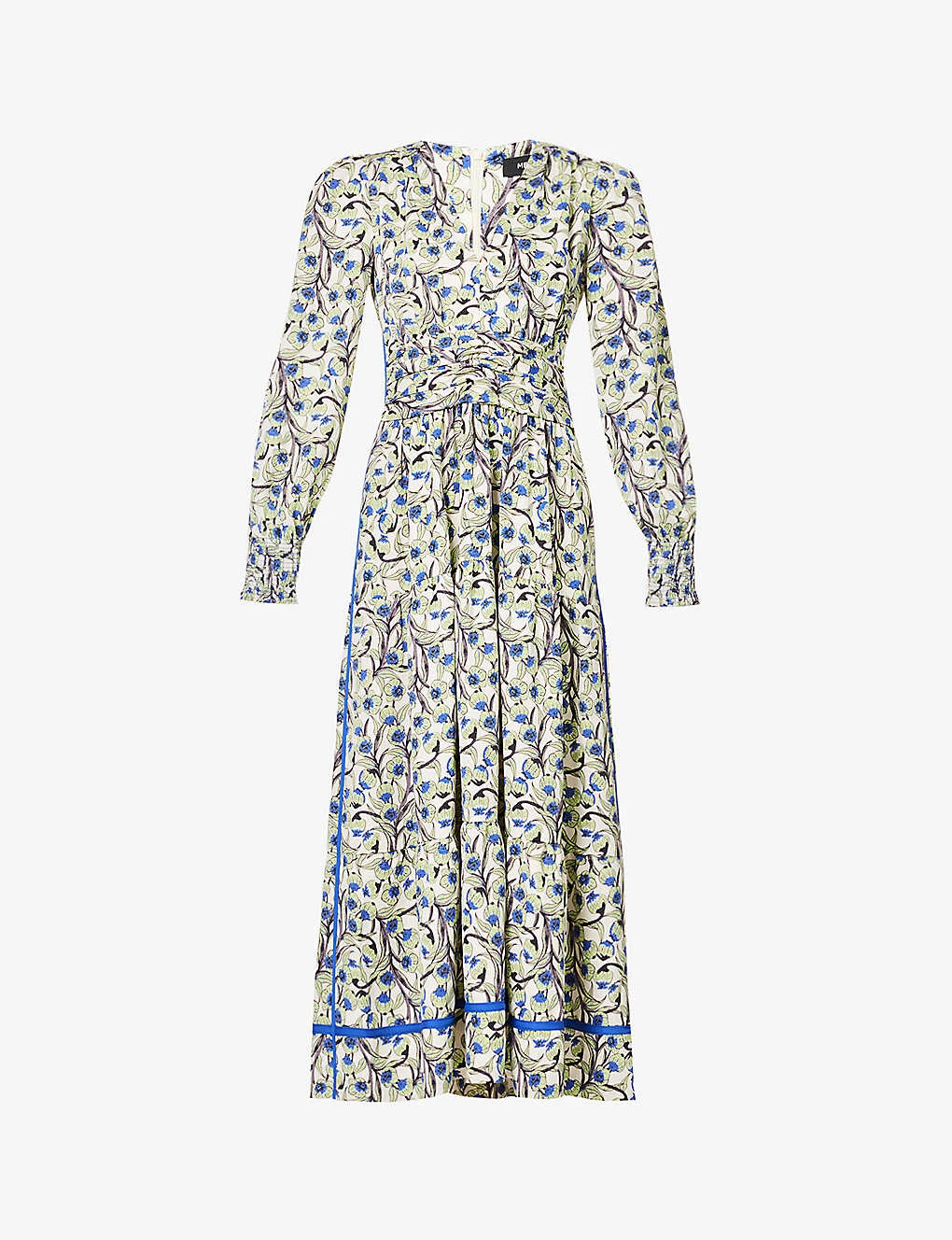 ME AND EM Floral-print Recycled-polyester Maxi Dress