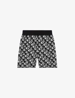 THE KOOPLES Monogram-print Woven Cycling Shorts