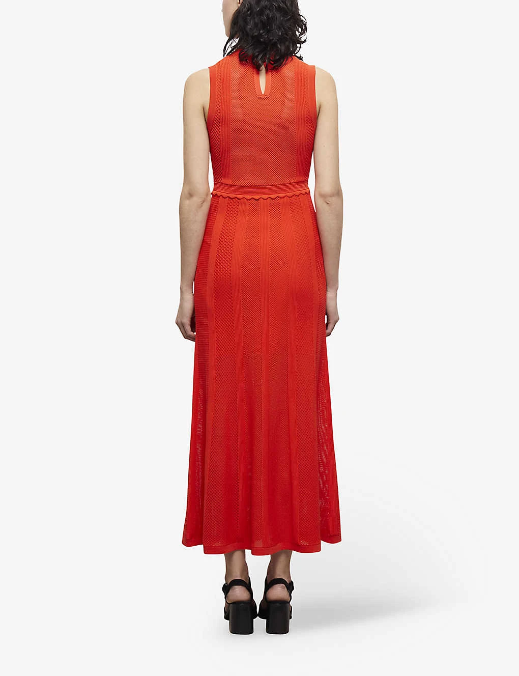 THE KOOPLES Scalloped-trim Knitted Midi Dress - Image 4