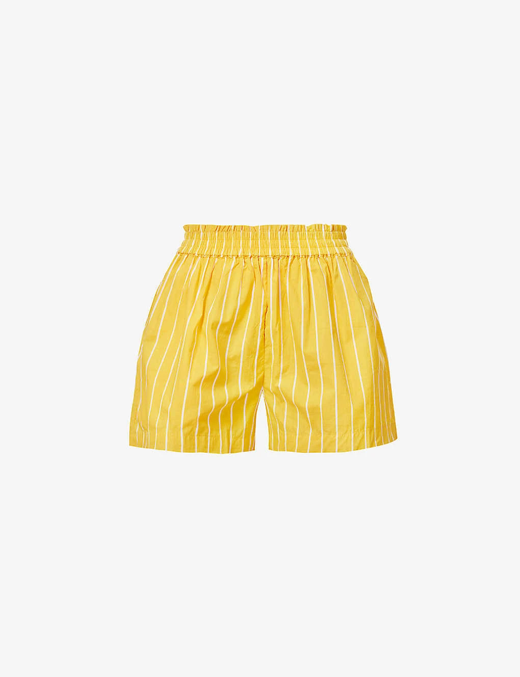 Faithfull The Brand Elva High-rise Cotton-poplin Shorts