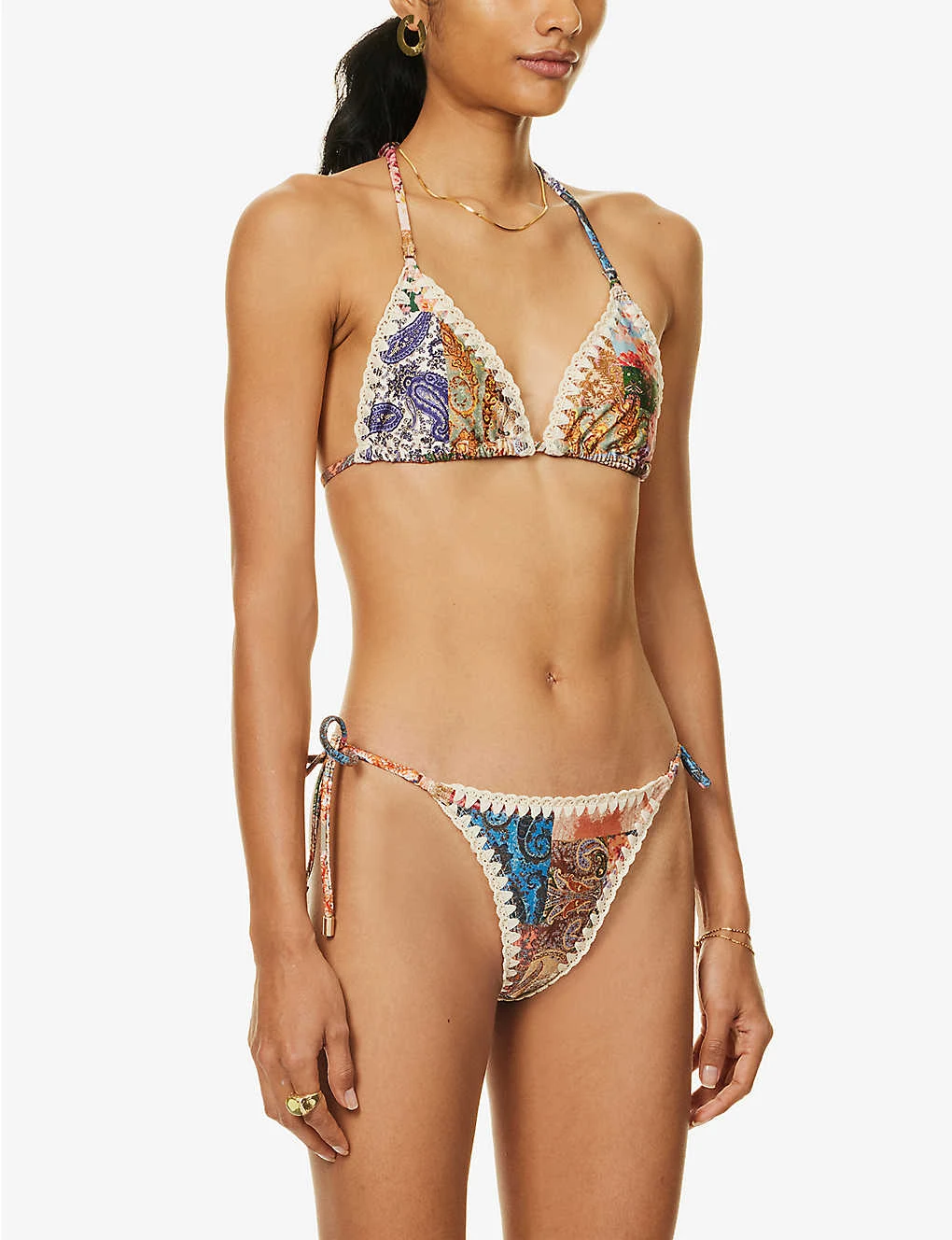 Zimmermann Devi Paisley-print Bikini - Image 3