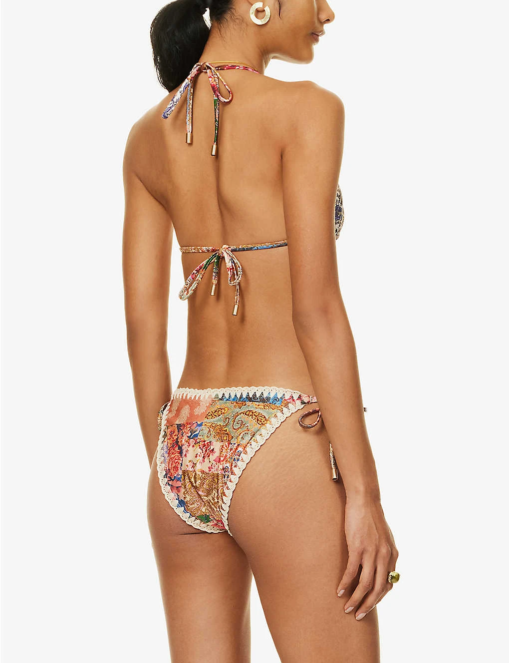 Zimmermann Devi Paisley-print Bikini - Image 4