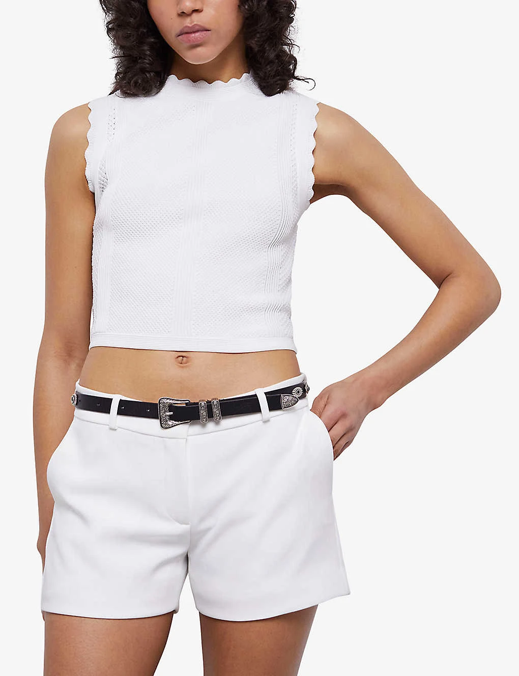 THE KOOPLES Low-rise Tailored Stretch-woven Shorts - Image 3