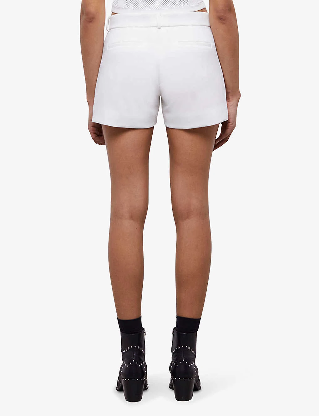 THE KOOPLES Low-rise Tailored Stretch-woven Shorts - Image 4