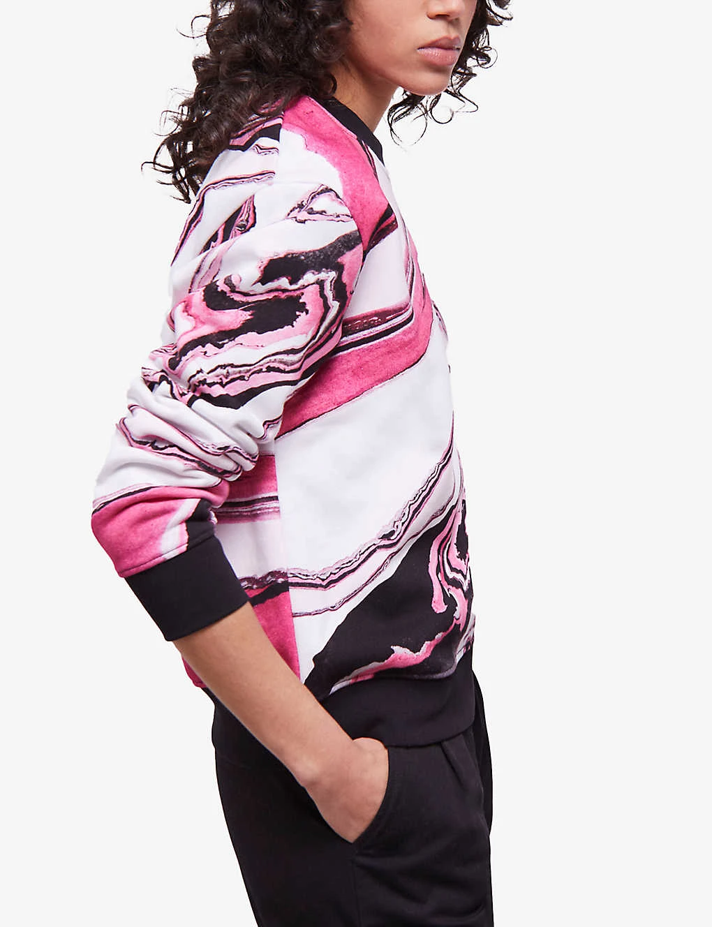 THE KOOPLES Mable-print Cotton Sweatshirt - Image 3