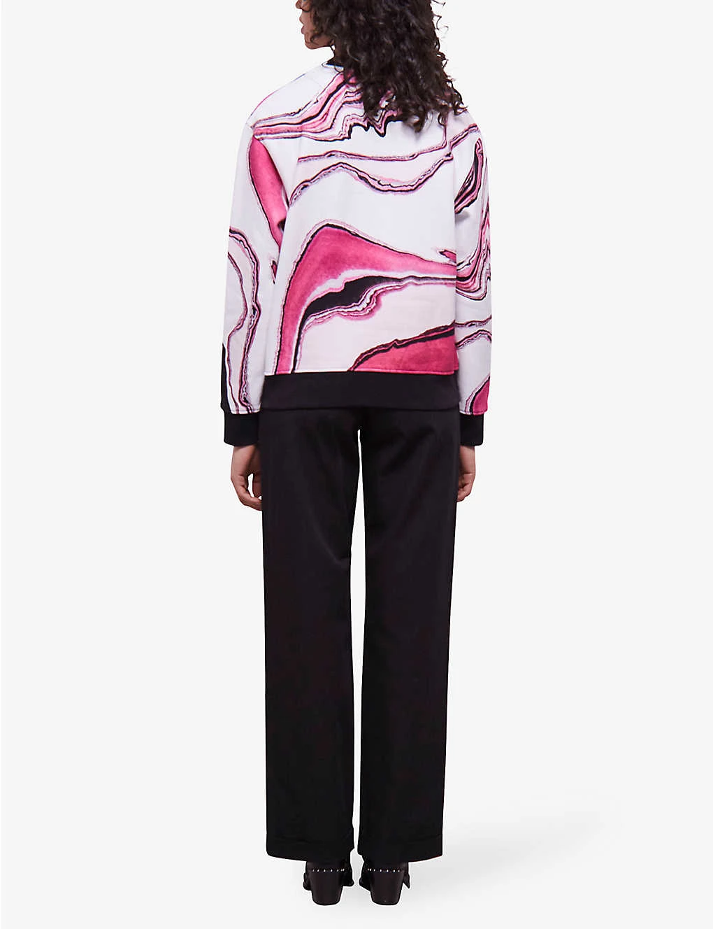 THE KOOPLES Mable-print Cotton Sweatshirt - Image 4