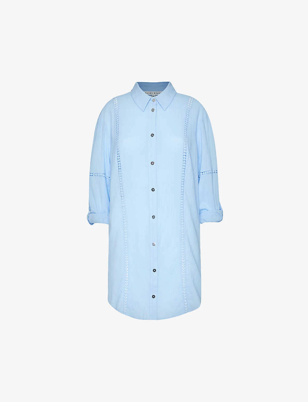 Mala Braided-trims Cotton Shirt