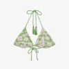 Ted Baker Reversible Floral-print Bikini Top