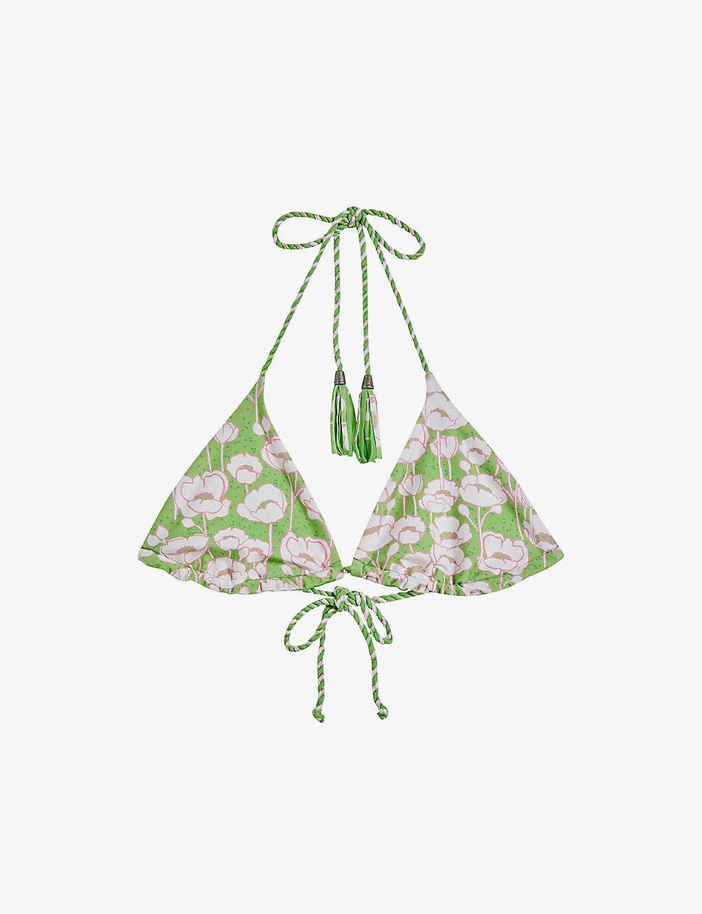 Ted Baker Reversible Floral-print Bikini Top