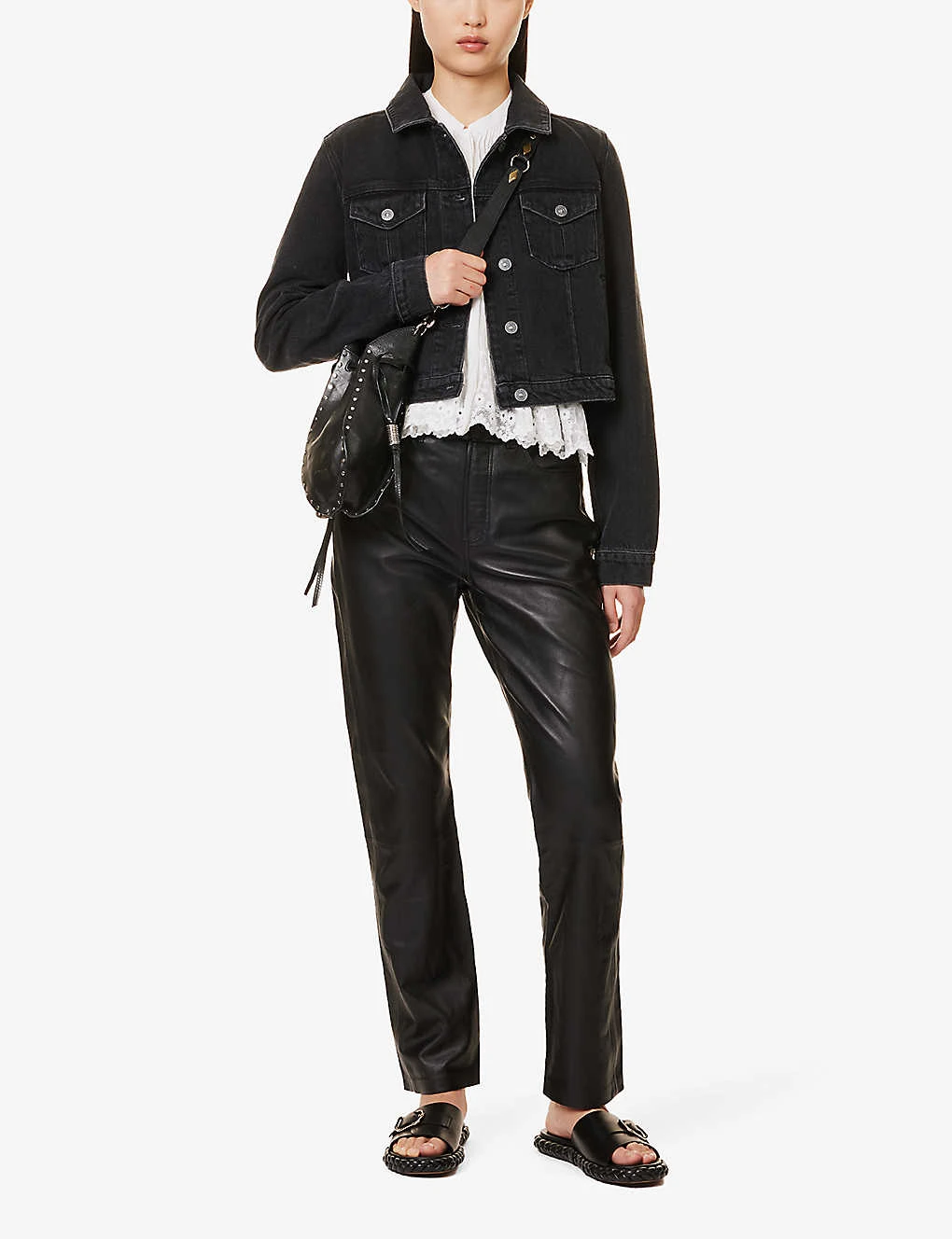 Paige Rowan Patch-pocket Organic Cotton-blend Denim Jacket - Image 2