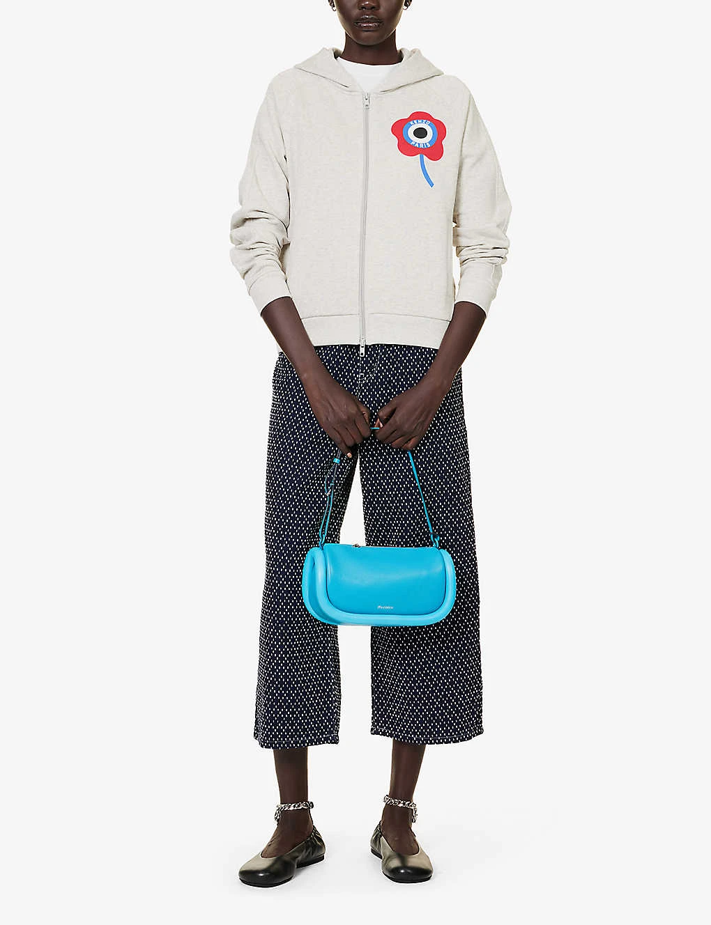 Kenzo Target Branded-print Cotton Hoody - Image 2