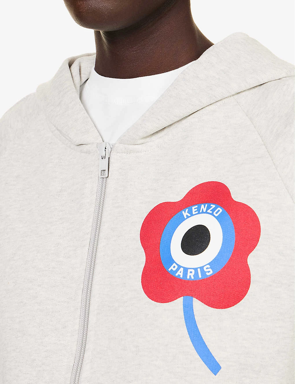 Kenzo Target Branded-print Cotton Hoody - Image 5