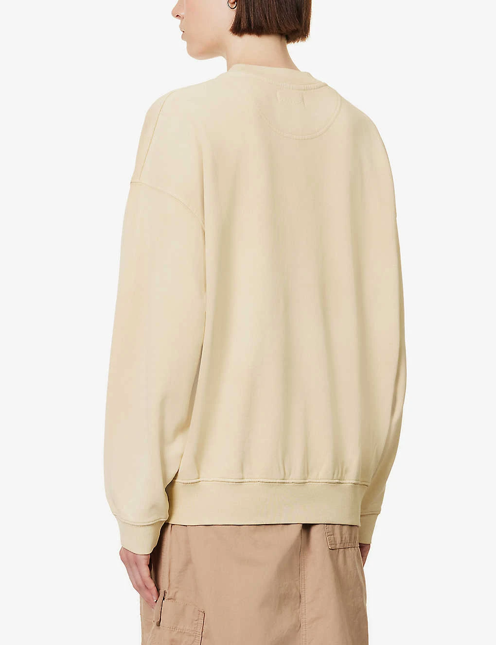 ANINE BING Jaci Logo-print Organic-cotton Sweatshirt - Image 4