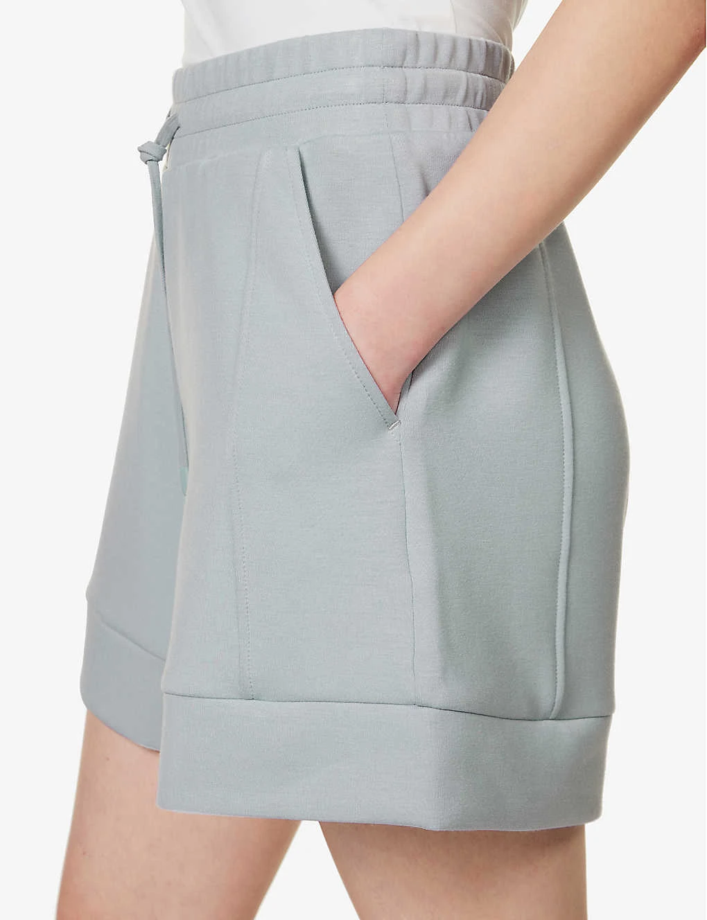 Varley Alder High-rise Regular-fit Stretch-jersey Shorts - Image 5