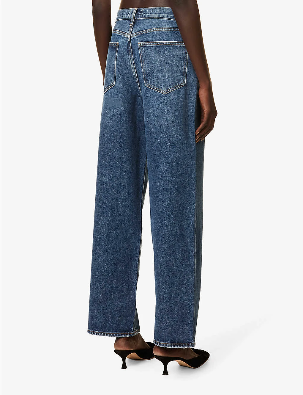 AGOLDE Baggy Relaxed-fit Low-rise Organic-cotton Jeans - Image 4