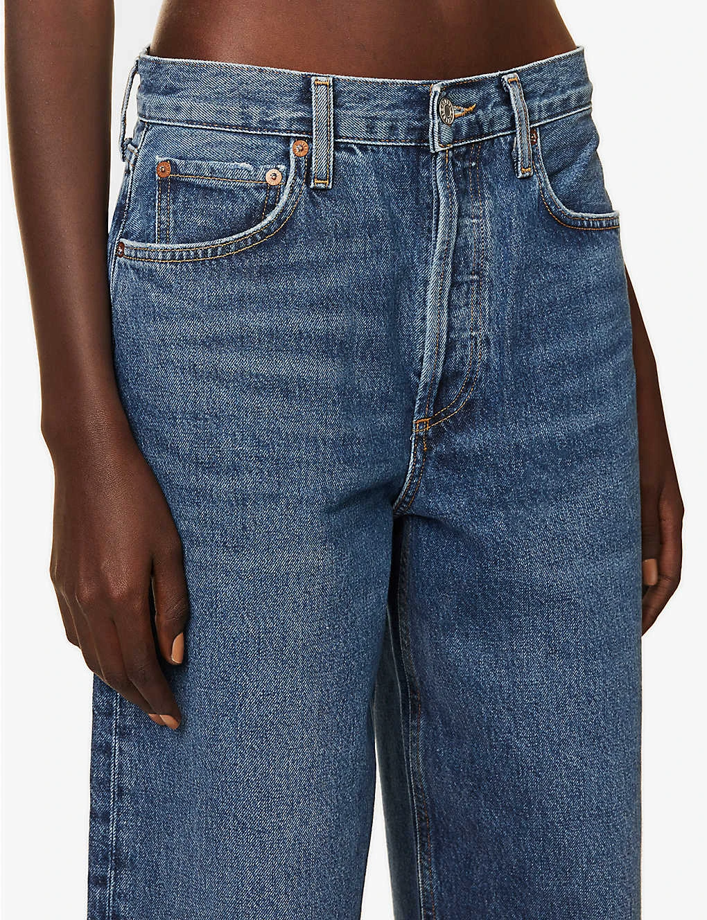 AGOLDE Baggy Relaxed-fit Low-rise Organic-cotton Jeans - Image 5