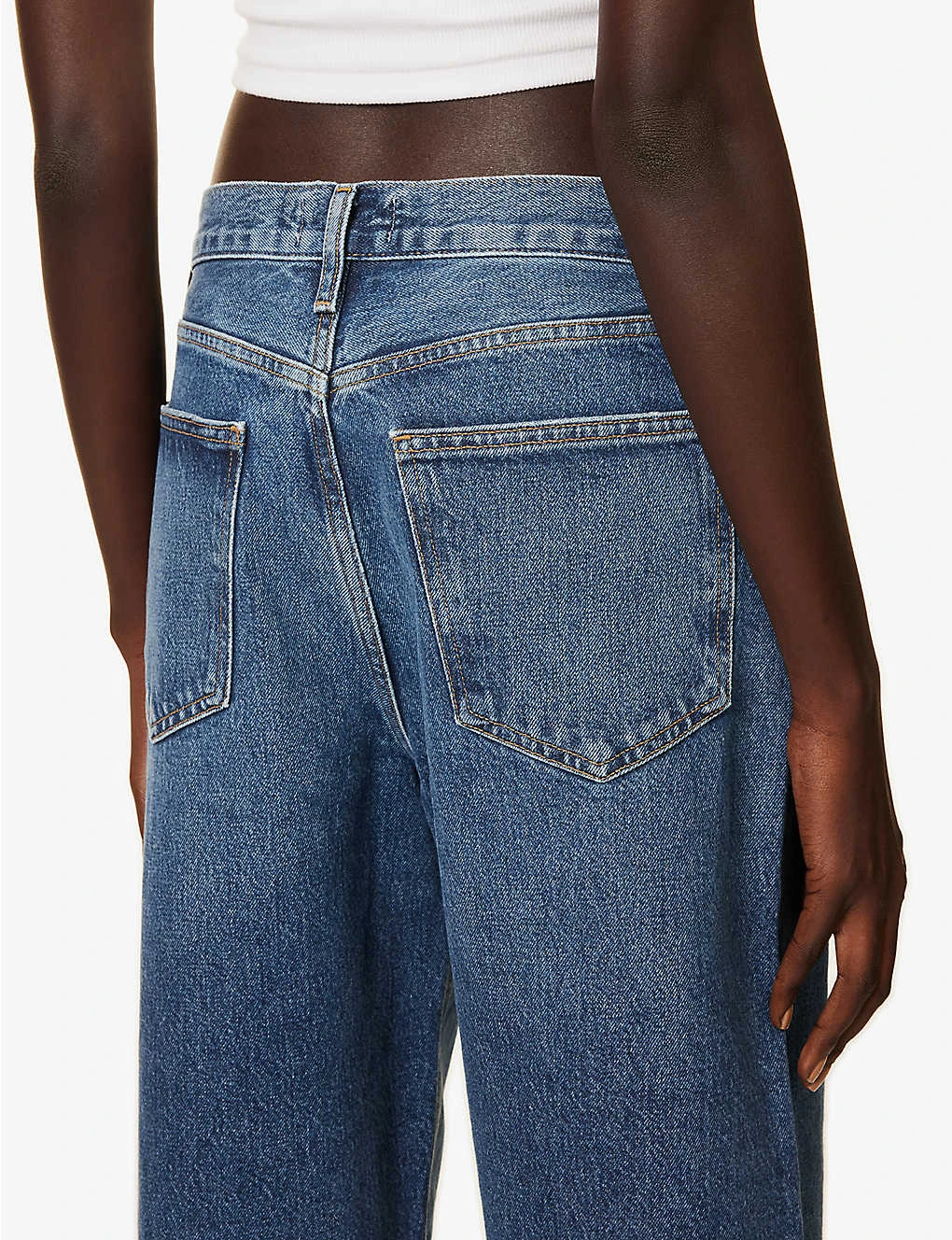 AGOLDE Baggy Relaxed-fit Low-rise Organic-cotton Jeans - Image 6