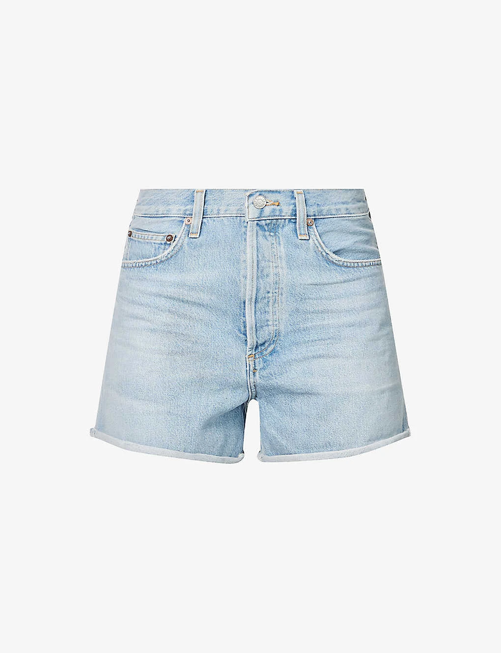 AGOLDE Dee High-rise Organic-denim Shorts