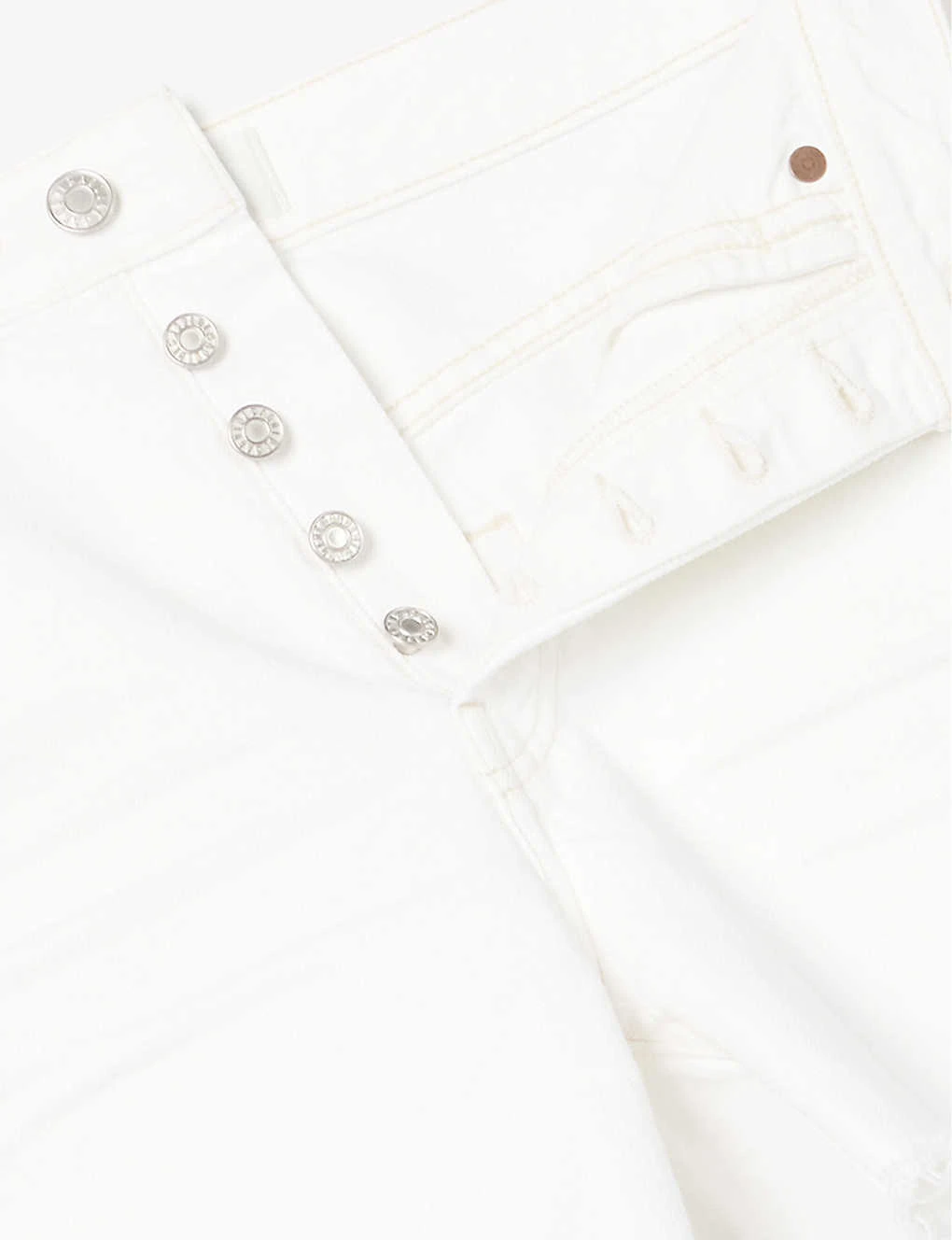 AGOLDE Parker High-rise Organic-denim Shorts - Image 7