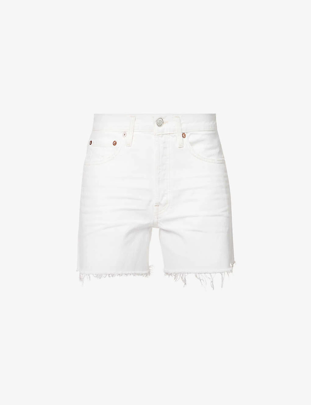 AGOLDE Parker High-rise Organic-denim Shorts
