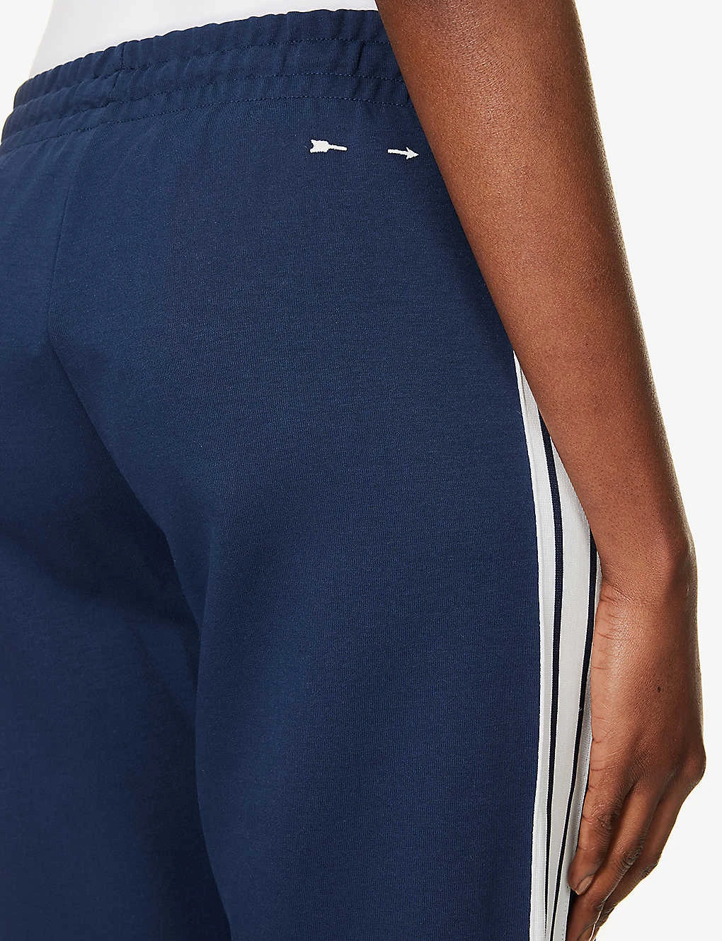 Hamilton Franca Striped Straight-leg High-rise Cotton-blend Trousers - Image 5