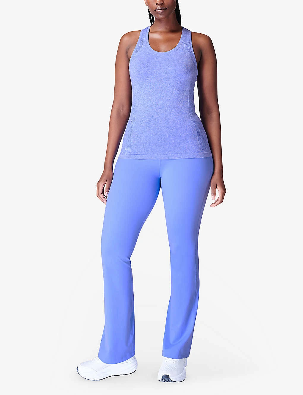 Sweaty Betty Athlete Seamless Workout Marl-pattern Stretch-jersey Tank Top - Image 2