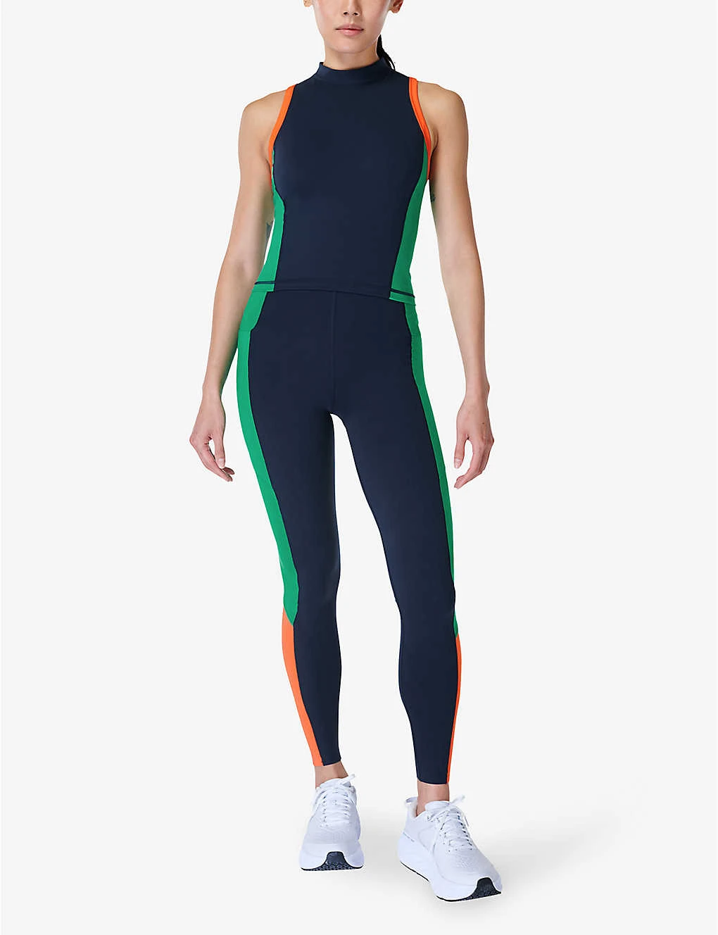 Sweaty Betty Power Workout Colour-block High-rise Stretch-jersey Leggings - Image 2