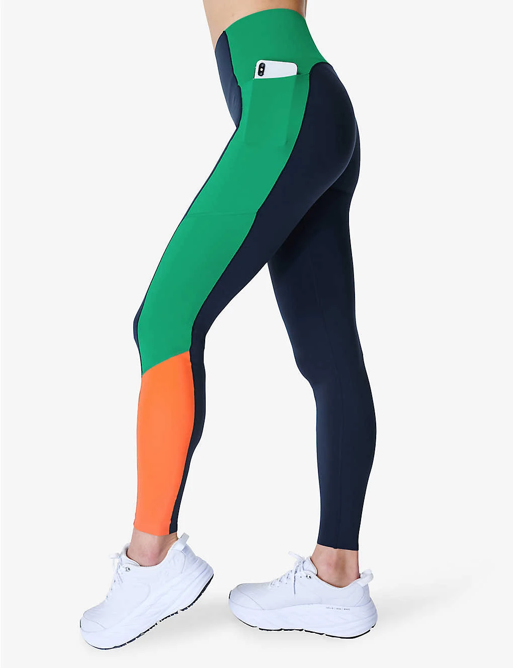 Sweaty Betty Power Workout Colour-block High-rise Stretch-jersey Leggings - Image 3