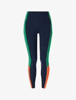 Sweaty Betty Power Workout Colour-block High-rise Stretch-jersey Leggings