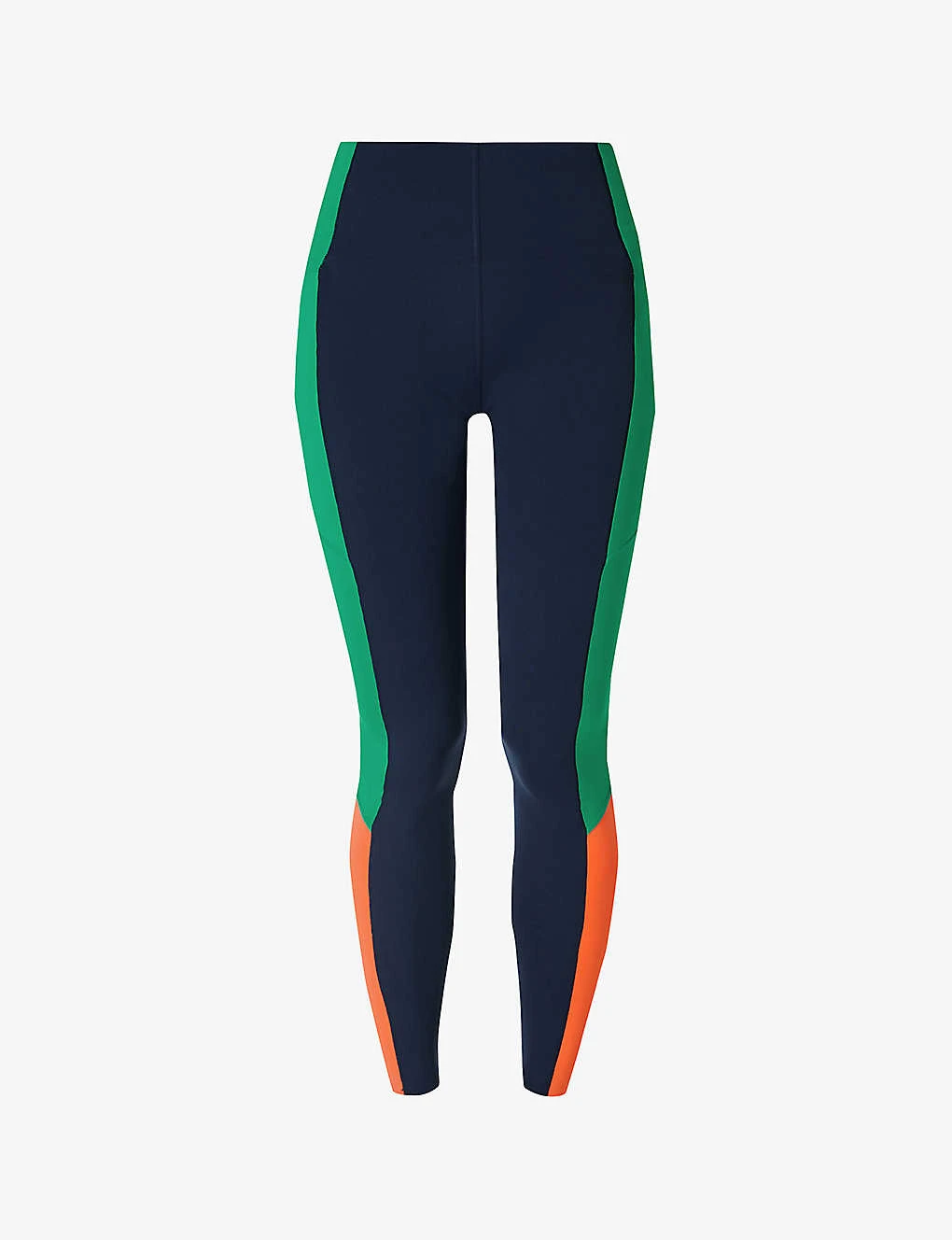 Sweaty Betty Power Workout Colour-block High-rise Stretch-jersey Leggings