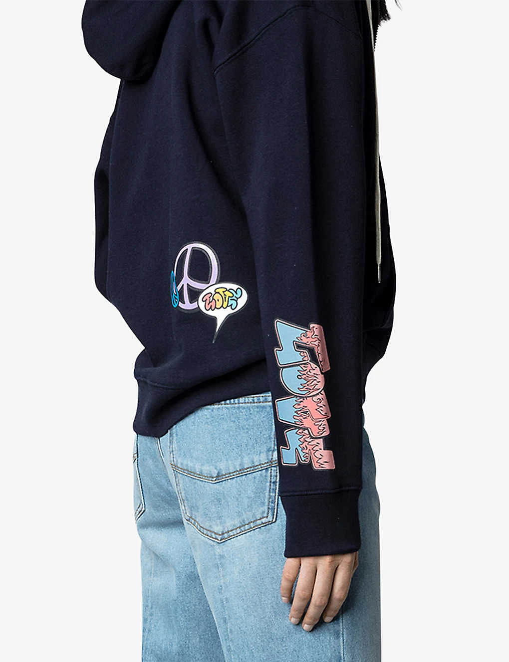 Zadig & Voltaire Spencer Core Cho-pattern Organic-cotton Hoodie - Image 5