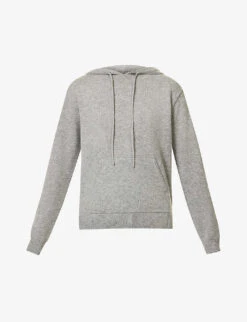 THEORY Relaxed-fit Drawstring-hood Wool And Cashmere-blend Hoody