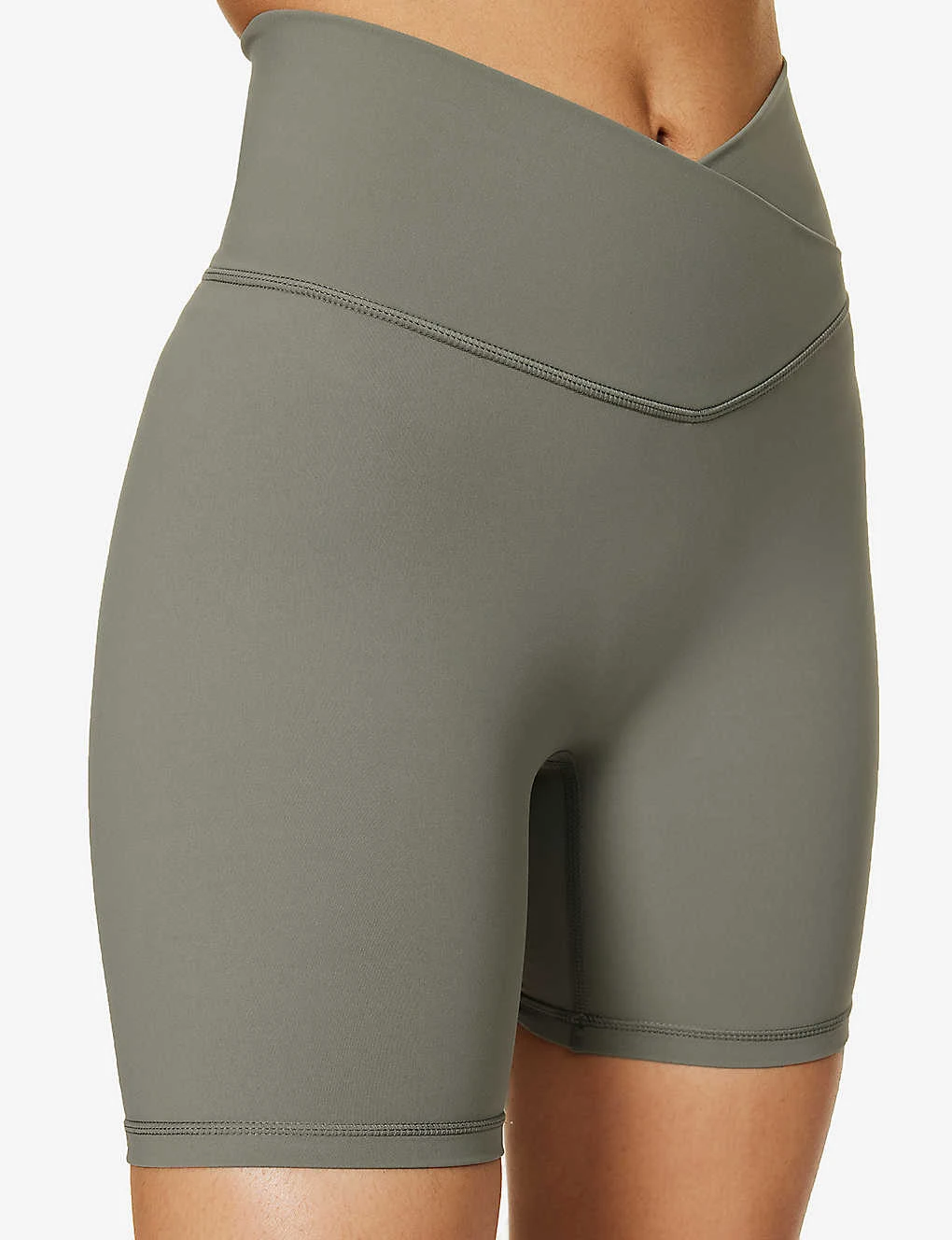 Ultimate Wrap-over High-rise Stretch-woven Shorts - Image 5