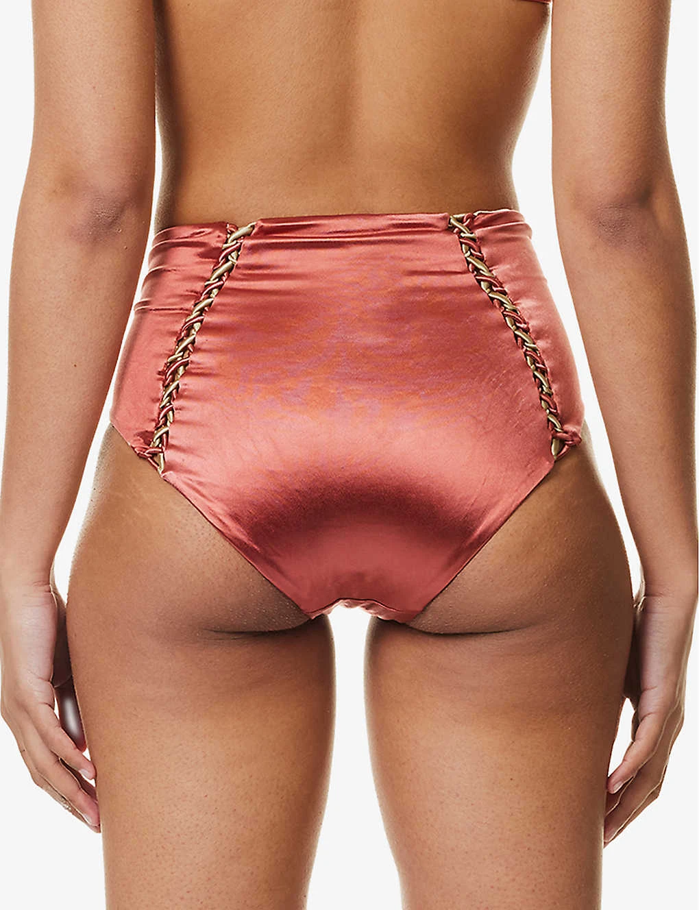 Braided-trim High-rise Bikini Bottoms - Image 4
