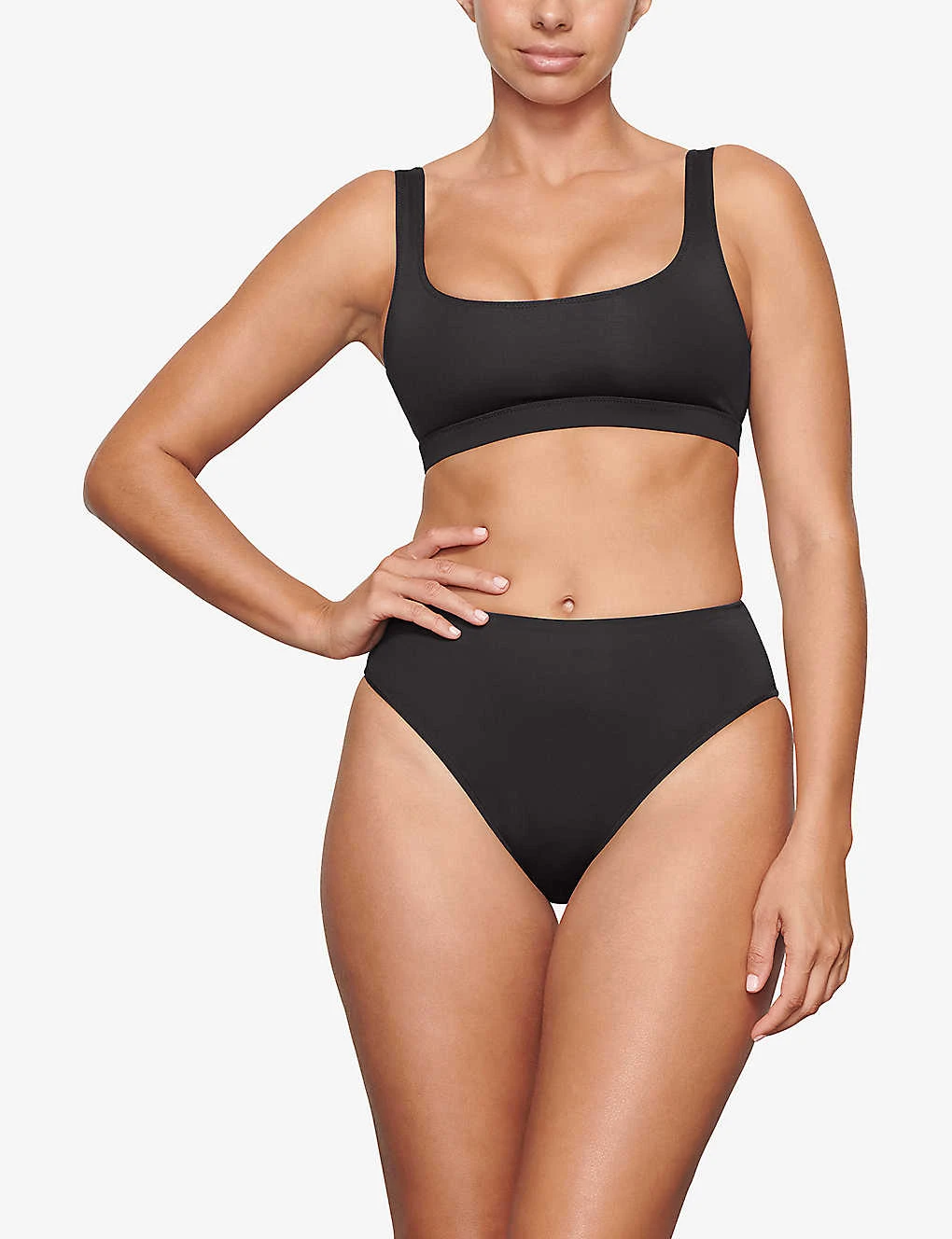 Slim-fit High-rise Recycled Stretch-nylon Bikini Bottoms - Image 2